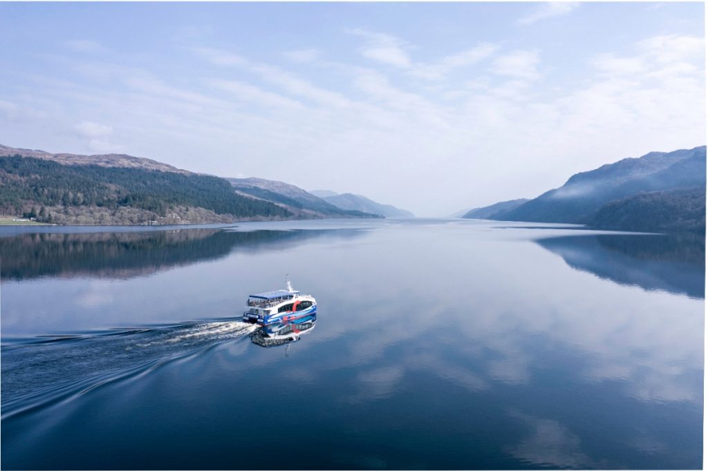 Ferry du loch nech à la recherche du nessie