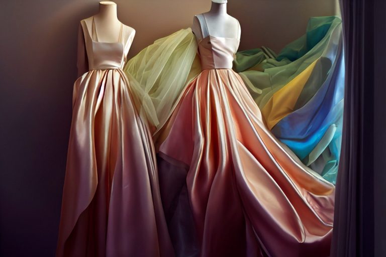 Des robes élégantes sur des mannequins